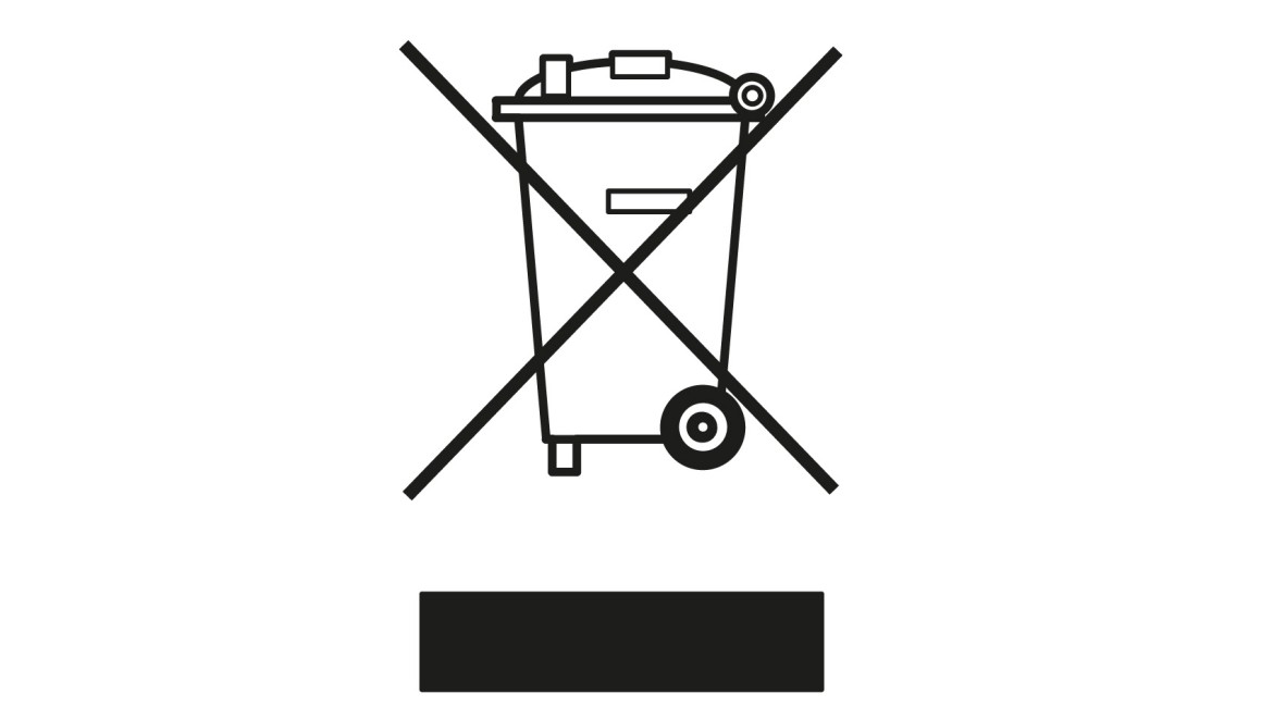 Simbol "Odstranjevanje električne in elektronske opreme za odpadke"